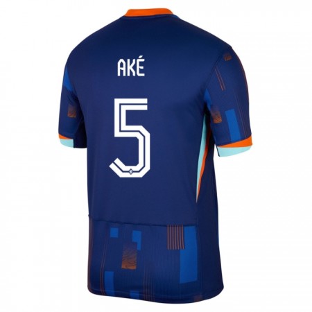 Maglia Paesi Bassi Ake 5 Trasferta Divisa Euro 2024